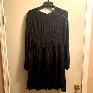 NWT Michael Kors sheer babydoll style mini dress.